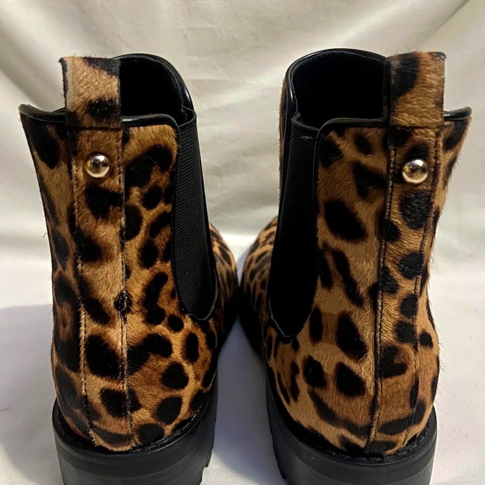 Leopard Print Ankle Boots Nine West - Picture 5 of 6